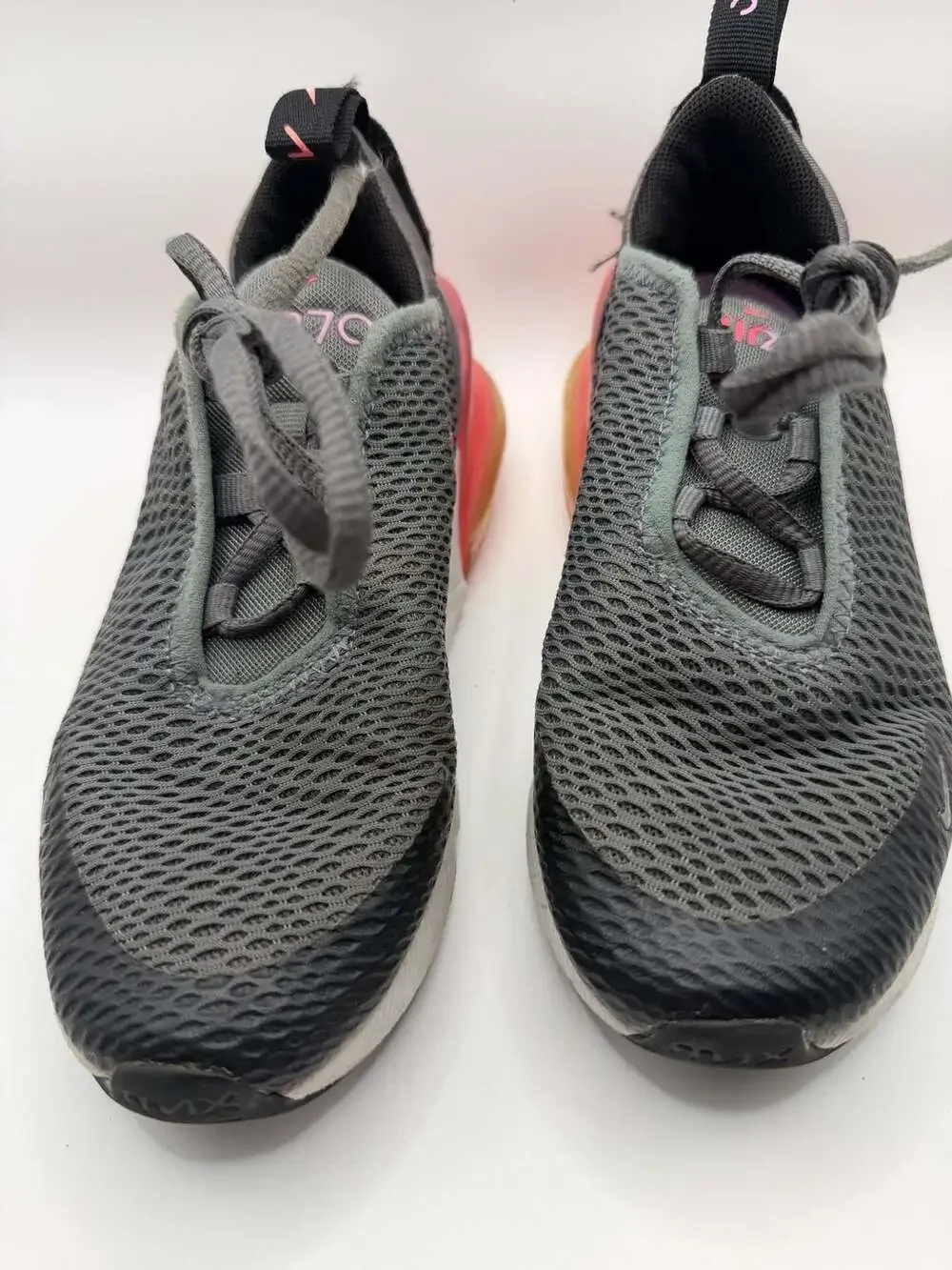 Nike Air Max 270 'Smoke Grey Hyper Pink' Toddler Sneakers AO2372-031